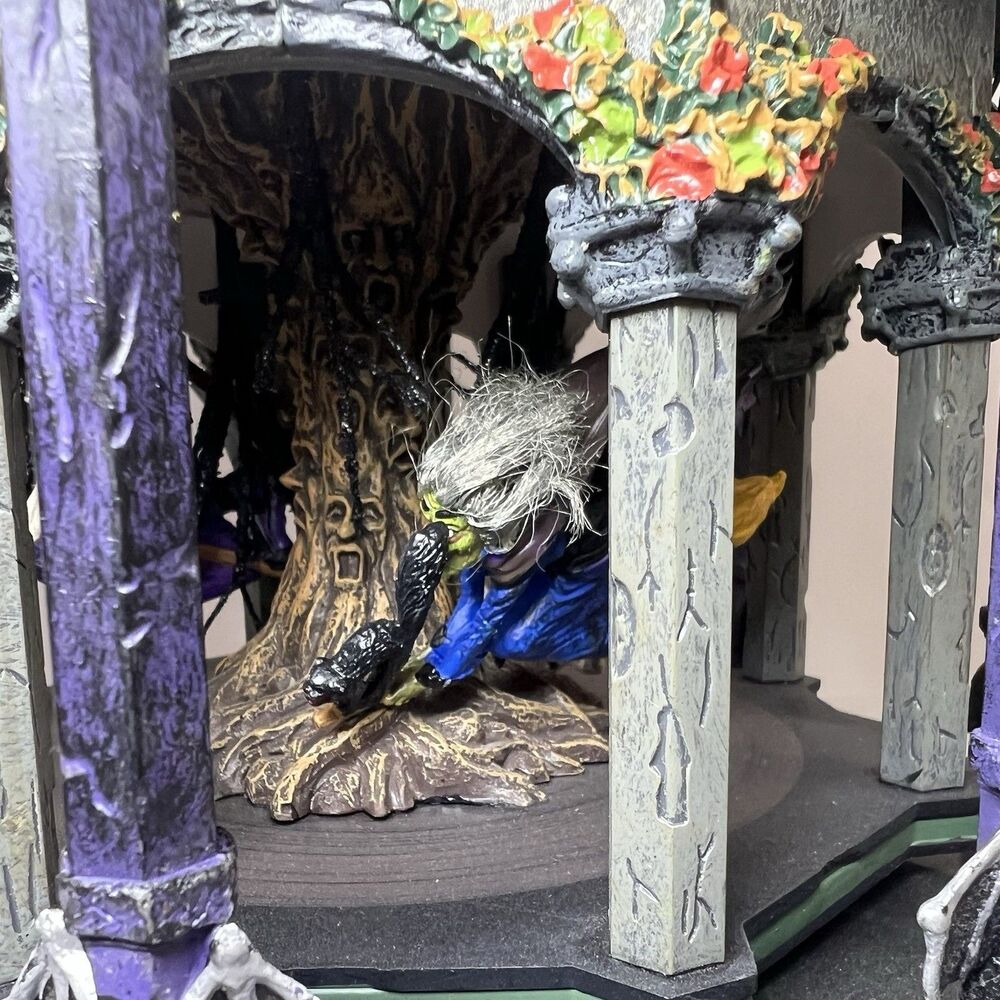 WORKING Dept. 56 Halloween 2002 Ghostly Carousel #56.55317 Spins Lights Sounds - Picture 6 of 11